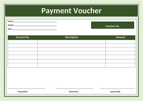 payment voucher template